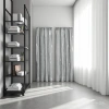 Cross-border new semi-transparent blackout curtains with gold and silver foil stamping are selling well in supermarkets and e-commerce platforms in Africa and America Specification image